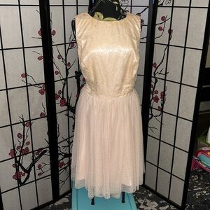 Asos pink tulle dress plus size 18